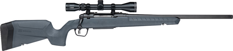 SAVAGE AXIS 2 XP 25-06 20″ – THREADED W/3-9X40 BLACK/GREY