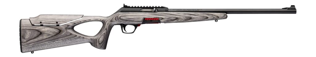 Winchester Repeating Arms 521171102 Wildcat  22 LR 10+1 16.50″ Matte Blued Button-Rifled Barrel, Black Composite Receiver w/Picatinny Rail, Gray Thumbhole w/Adjustable Comb Laminate Stock, Ambidextrou