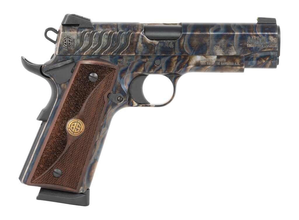 Dickinson LLC DKSN9FS Adam 1911 Fireball Full Size 9mm Luger 9+1 4.37″ Steel Serrated Slide, Steel Frame w/Beavertail