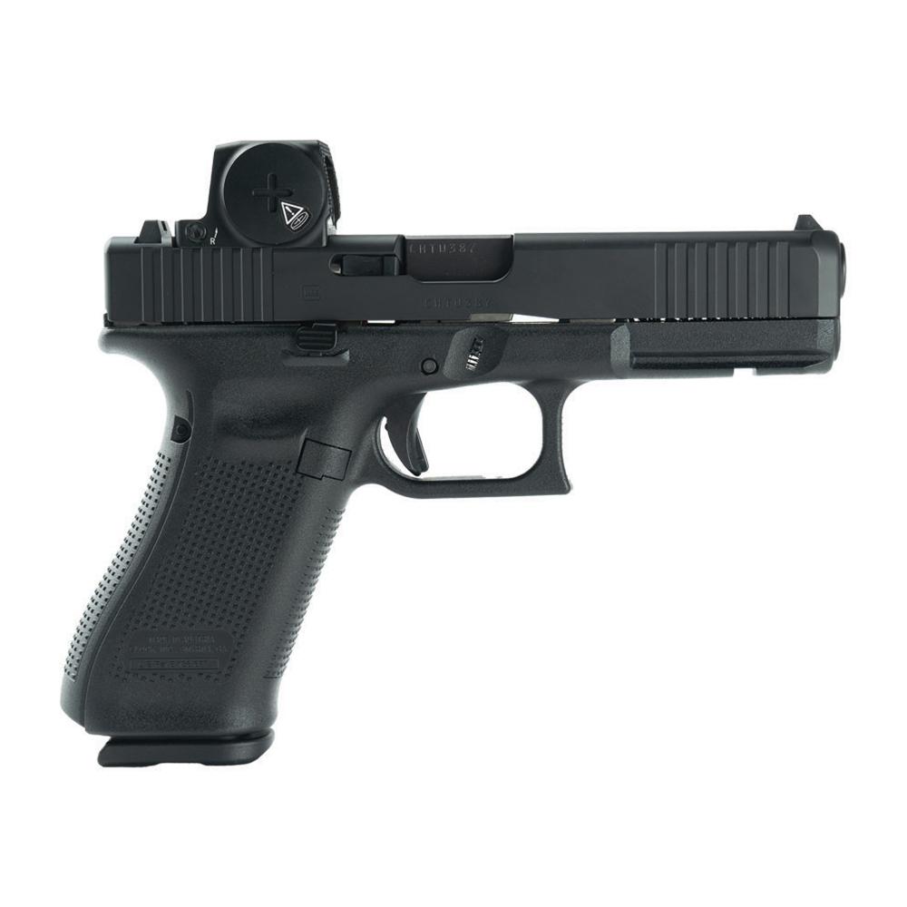 Glock V-Series Model 17 Handgun 9mm Luger 17rd Magazines (3) 4.5″ Barrel Vortex Defender Black Cerakote Austria