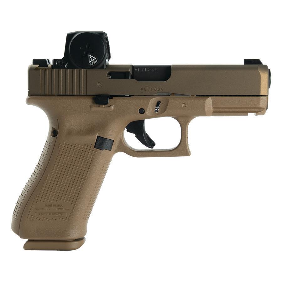 Glock V-Series Model 19 Handgun 9mm Luger 15rd Magazines (3) 4.02″ Barrel FDE Vortex Defender US Made