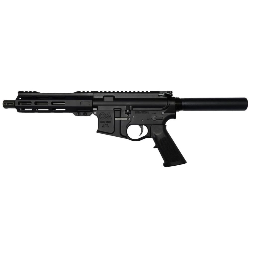 Combat Armory CA-15 Pistol 300 Blackout 10rd Magazine (1) 7.5″ Barrel 7” Slim Pic M-LOK Rail