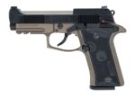 Langdon Tactical Tech 80X32ZTJBN Beretta Cheetah 80X 32 ACP 12+1 3.90" Stainless Barrel, Black Bruniton Carbon Steel Optic Ready/Serrated Slide, Bronze Anodized Aluminum Frame w/Picatinny Rail, Textur