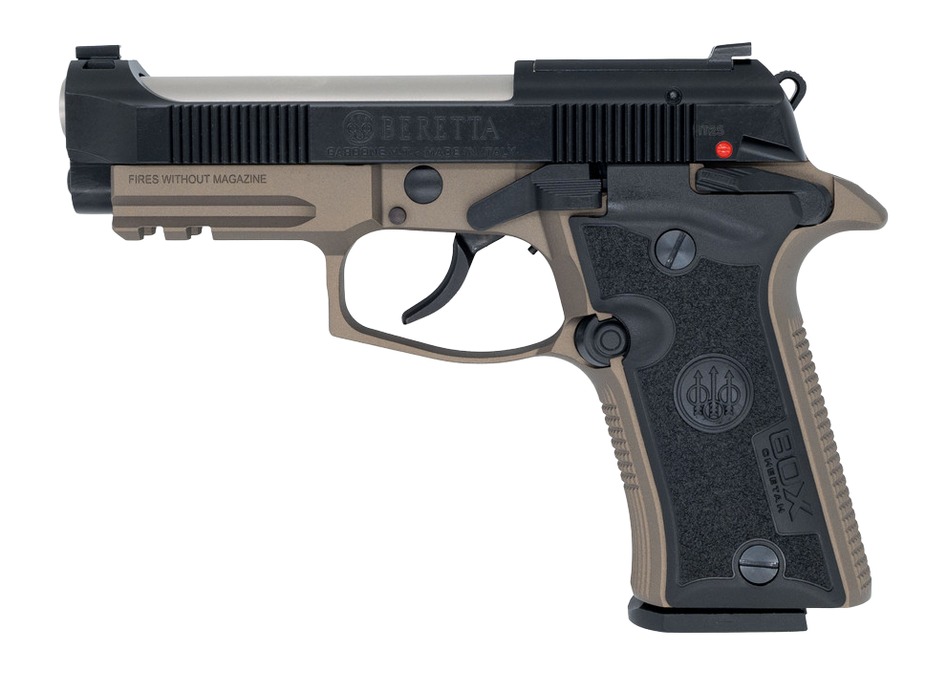 Langdon Tactical Tech 80X32ZTJBN Beretta Cheetah 80X 32 ACP 12+1 3.90″ Stainless Barrel, Black Bruniton Carbon Steel Optic Ready/Serrated Slide, Bronze Anodized Aluminum Frame w/Picatinny Rail, Textur