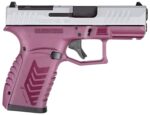 Derya Firearms DY9Z.BCS.TR DY9Z  Sports South Exclusive Micro-Compact 9mm Luger 15+1 3.50" Black Barrel, Silver Optic Ready/Serrated Slide, Black Cherry Polymer Frame w/Accessory Rail, Interchangeable