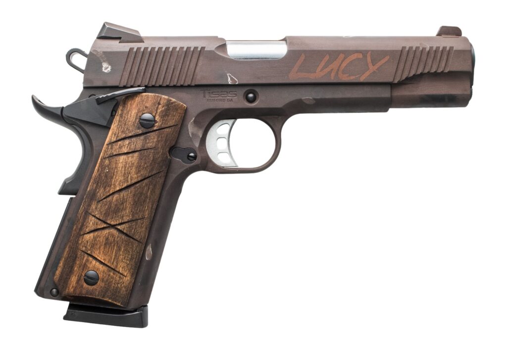 Tisas Arms 10100528AA5 1911 Duty Sports South Exclusive 45 ACP 8+1 5″ Stainless Steel Slide & Frame w/Picatinny Rail