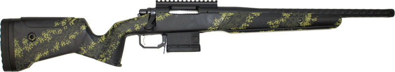 GLFA SUB-1 BOLT ACTION 308 WIN – 18″ SS FLUTED SS/LICHEN BLACK