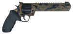 Taurus 2-357081RH-DTSC Raging Hunter  Large 357 Mag/38 Special +P 7 Shot 8.37" Camo Picatinny Rail/Ported Barrel, Matte Black Cylinder, Camo Alloy Steel Frame, Transfer Bar Safety, Exposed Hammer