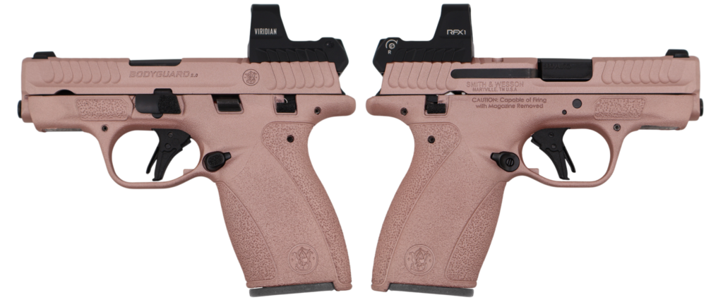 SMITH & WESSON BODYGUARD 2.0 M.S. W/ RFX1 ROSE GOLD OPTIC 380ACP PISTOL 2.75″ 1-10RD 1-12RD