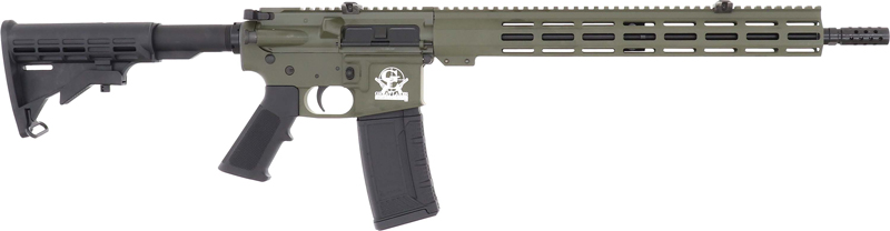 GLFA AR15 RIFLE 300 AAC – 16″ NITRIDE BBL 30RD OD GREEN