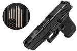 GLOCK 19 GEN6 9MM 4.02IN BARREL 15RD  SILVER DISTRESSED FLAG P61950203 DTFLAG CAMFOUR EXCLUSIVE