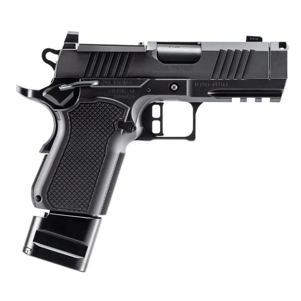 Alpha Foxtrot AF1911-ROMULUS Handgun 9mm Luger 20rd Magazines(5) 3.5” Ported Barrel MOS DLC Black