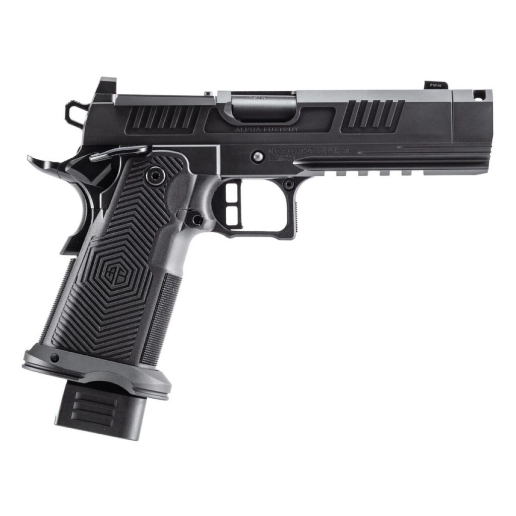 AF1911-ROMULUS 9MM 10Rd Magazine (5) 4.25″ MOS Optic Cut Press In Compensated Ramped Bull Barrel DLC BLK