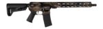 Shark Coast Tactical SCC101969ABRZ Anime-15  5.56 NATO 30+1 16" Black Nitride Threaded Barrel, Bronze Cerakote Aluminum Receiver w/Picatinny Rail, M-LOK Handguard, Magpul Collapsible Black Polymer Sto
