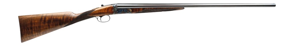 Dickinson LLC  Estate 410 Gauge Break Open 2.75″ 2rd 28″ Side By Side Barrel, True Bone-Charcoal Case Hardening Receiver, English Style Turkish Walnut Stock