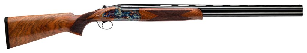 Dickinson LLC  Plantation  12 Gauge Break Open 2rd 26″ Vent Rib Over/Under Barrel, Case Hardened Moly-Chrome Steel Receiver, Oiled Turkish Walnut Stock