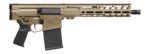CMMG 33A9E0C-CT Dissent Mk3 8.6 Blackout 20+1 12.50" Black Nitride Threaded Barrel, Coyote Tan Cerakote Aluminum Receiver w/Picatinny Rail, M-LOK Handguard, Rear Picatinny Rail, CMMG Zeroed Grip, Ambi