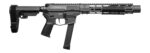 CMMG 99A6832-TNG Zeroed Banshee MkGs 9mm Luger 33+1 6.50" Black Nitride Threaded Barrel, Tungsten Cerakote Aluminum Receiver w/Picatinny Rail, M-LOK Handguard, Black Polymer CMMG RipBrace, CMMG Zeroed