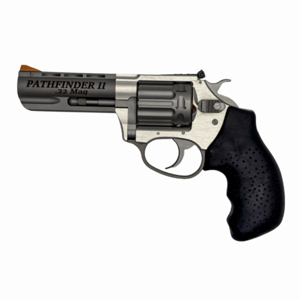 CHARTER ARMS PATHERFINDER II 22 MAG 3.5IN BARREL 8RD ANODIZED/STAINLESS STEEL ALUM FRAME STANDARD HAMMER COMPACT GRIP 72335