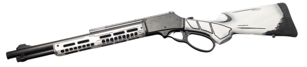SMITH & WESSON 1854 STEALTH HUNTER WHITE SKETCH 44MAG LEVER ACTION 16.3″ 8+1RD