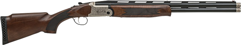 CRICKETT O/U SPORTING 20GA 3″ – 22″ DELUXE SILVER ENGRAVED