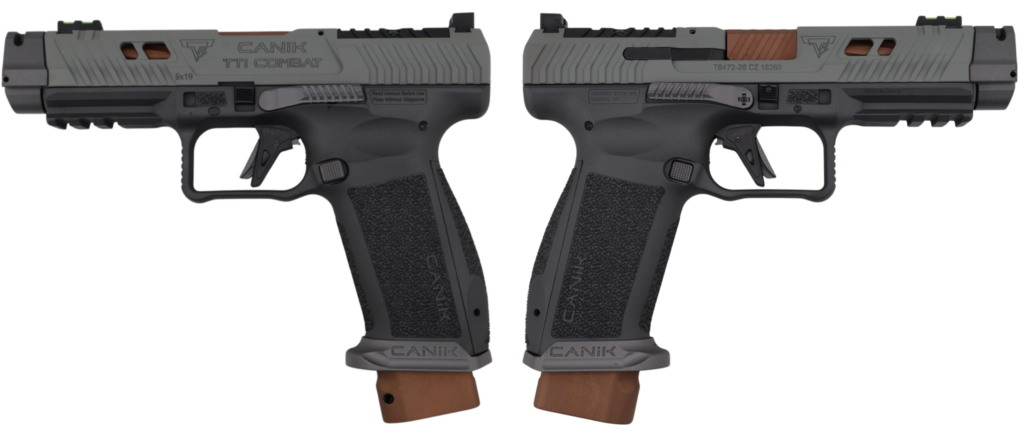 CENTURY CANIK TTI COMBAT SMOKE 9MM PISTOL 4.6″ 2-18RD