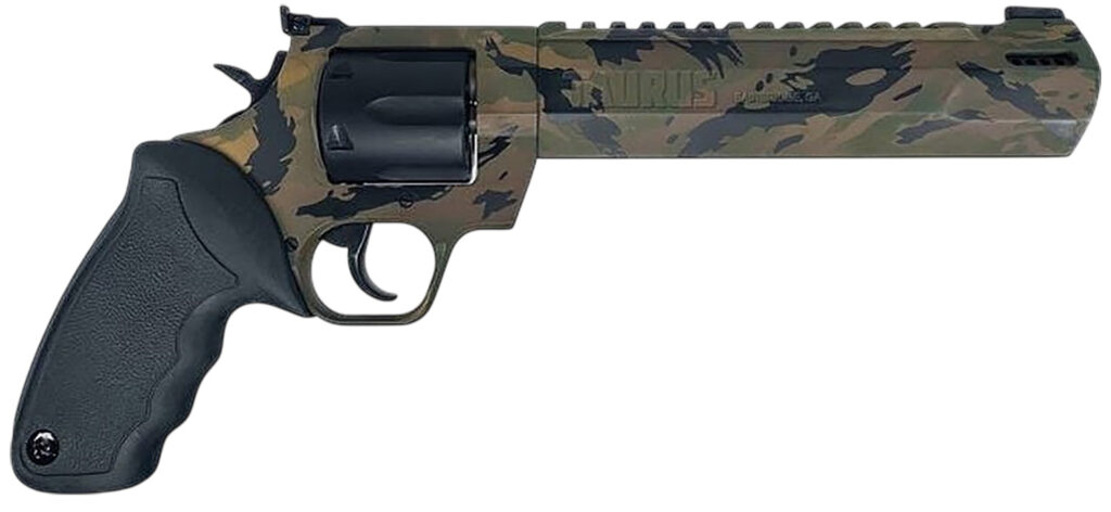 Taurus 2-440081RH-DTSC Raging Hunter  Large 44 Mag 6 Shot 8.37″ Picatinny Rail/Ported Barrel, Alloy Steel Frame, Transfer Bar Safety