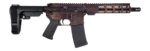 Shark Coast Tactical SCC07275RUST-P Rust 5.56 NATO 30+1 10.50" Black Nitride Threaded Barrel, Aluminum Receiver w/Picatinny Rail, M-LOK Handguard, Polymer SB Tactical SBA3 Brace, Magpul MOE Grip, Righ