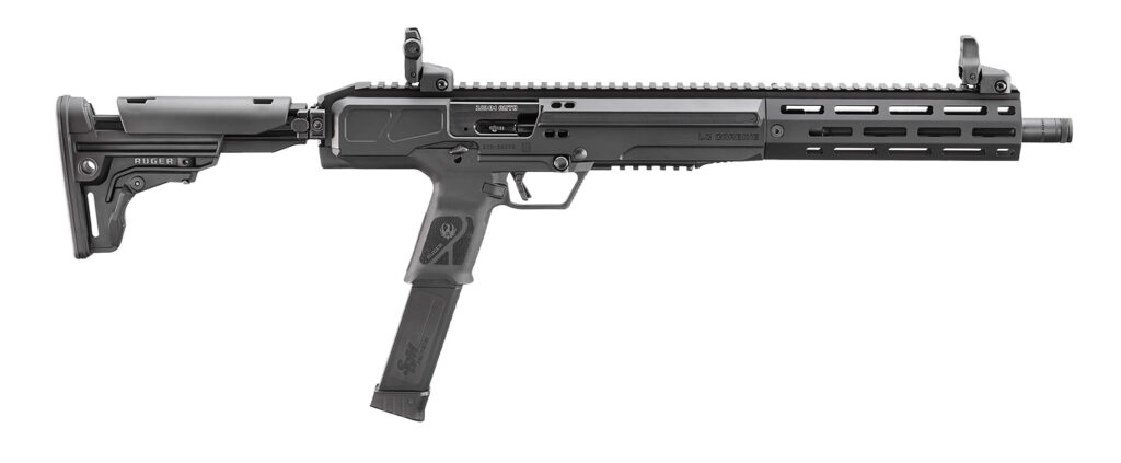 Ruger 19307 LC Carbine 10mm Auto 30+1 16.25″ Black Anodized Threaded Barrel, Black Anodized Picatinny Rail Aluminum Receiver, M-LOK Handguard, Adj Folding Black Polymer Stock, Ambidextrous