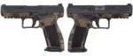 CANIK METE SFT ONE SERIES 9MM CHOCOLATE CHIP CAMO PSTL 4.46 BRL 1-18RD MAG