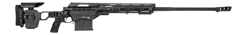 Cadex Inc CDX40DUAL37532BR40I2L4 CDX-40 SHDW 375 EnABELR 7+1 32″ Black DLC Match Grade Threaded Barrel, Black DLC Aluminum Receiver w/Picatinny Rail, Adjustable Folding Black Buttstock, Black Polymer