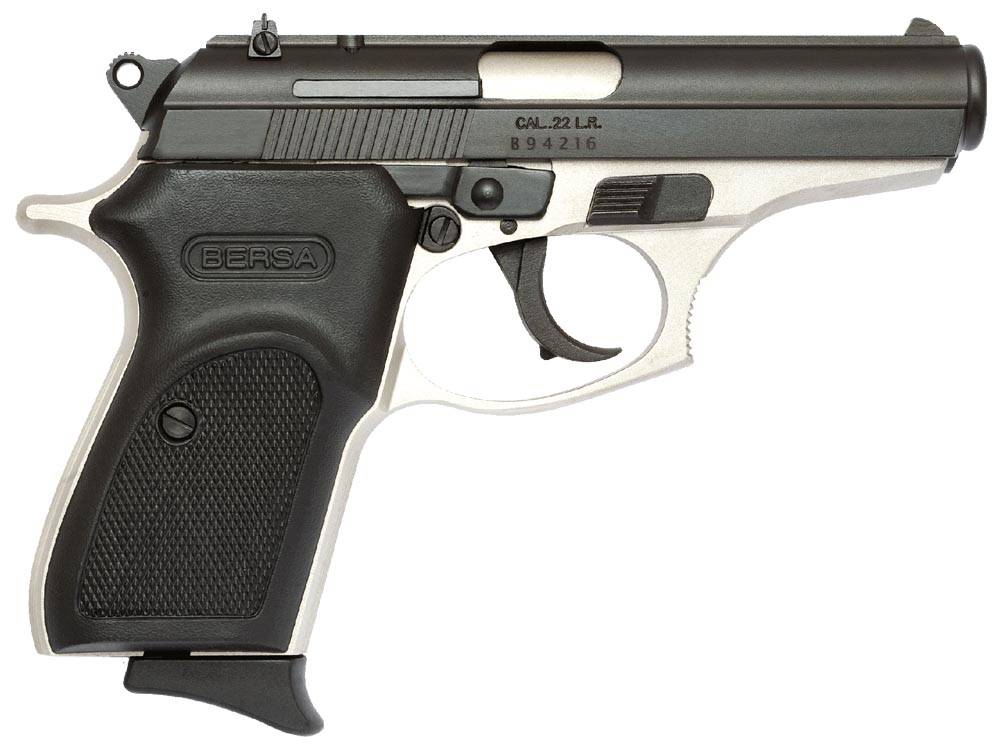Bersa Thunder Duotone 22 LR Nickel Two Tone 10 Round Capacity T22DT