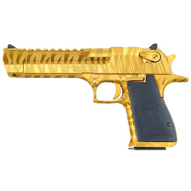Magnum Research Desert Eagle 44 Mag Titanium Gold Tiger Stripe DE44TG-TS