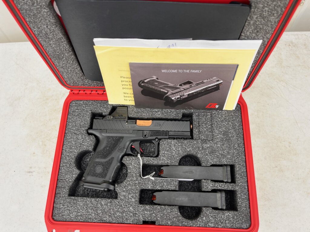 Used Zev Technologies OZ9C Compact 9mm Bronze Barrel w optic