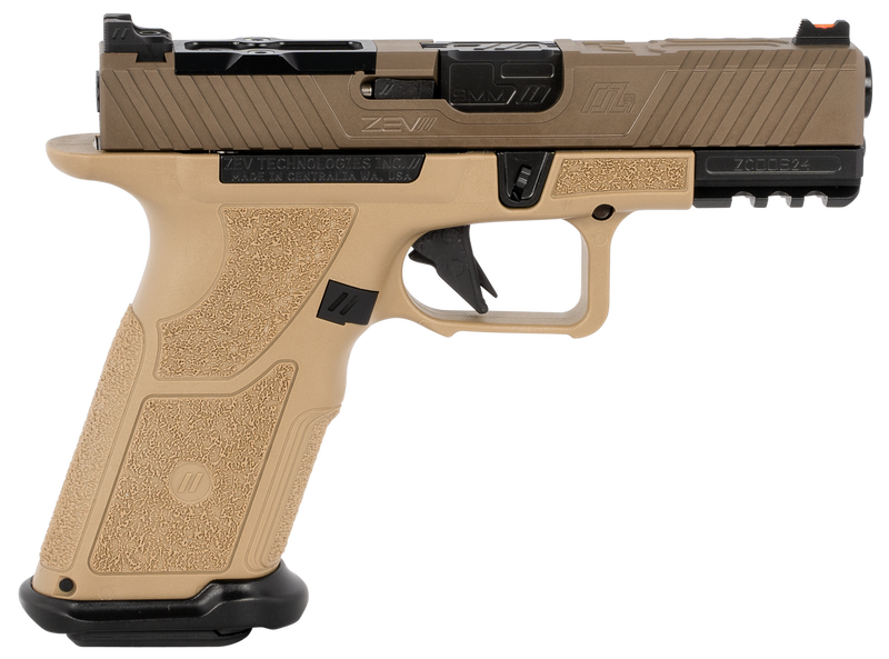 Zev Technologies OZ9 X-Compact 9mm FDE Optics Ready OZ9C-X-CPT-FDE-B