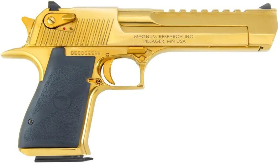 Magnum Research Desert Eagle MK XIX 50 AE Titanium Gold DE50TG