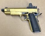 Pre Owned Nighthawk President 9mm Gold IOS W/ Trijicon RMR Threaded Barrel 1911 - View 2
