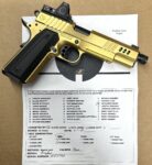 Pre Owned Nighthawk President 9mm Gold IOS W/ Trijicon RMR Threaded Barrel 1911 - View 3