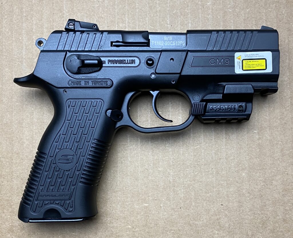 Sar Arms CM9 Gen 1 9mm W/ Lasermax Laser CM9G1BL-LZ