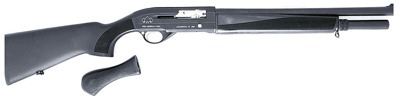 Black Aces Pro Series SMAX Semi-Auto 12 Ga W/ Pistol Grip 18″ Barrel SMAX