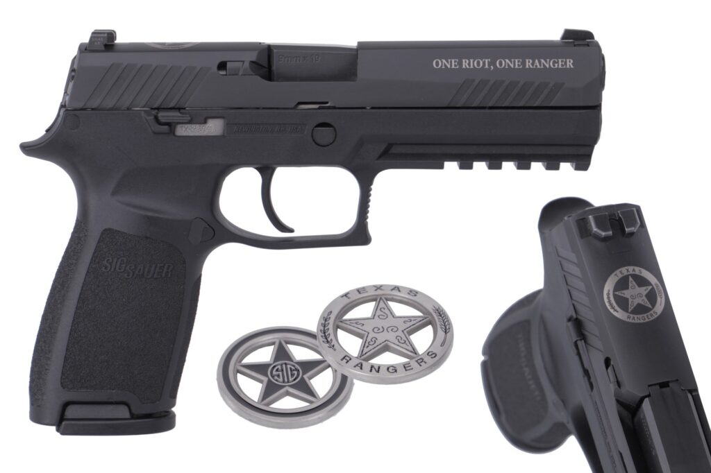 Sig Sauer P320 Texas Ranger 9mm 320F-9-BSS-FTRF
