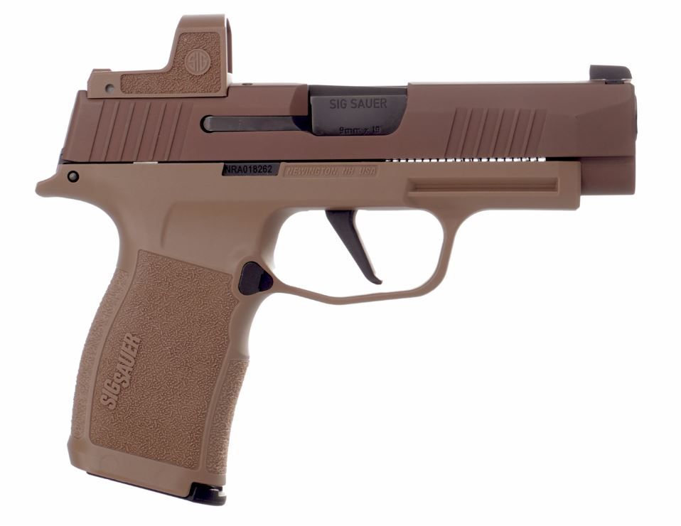 Sig Sauer P365XL NRA 9mm Coyote Tan Romeo Zero Combo 365 XL