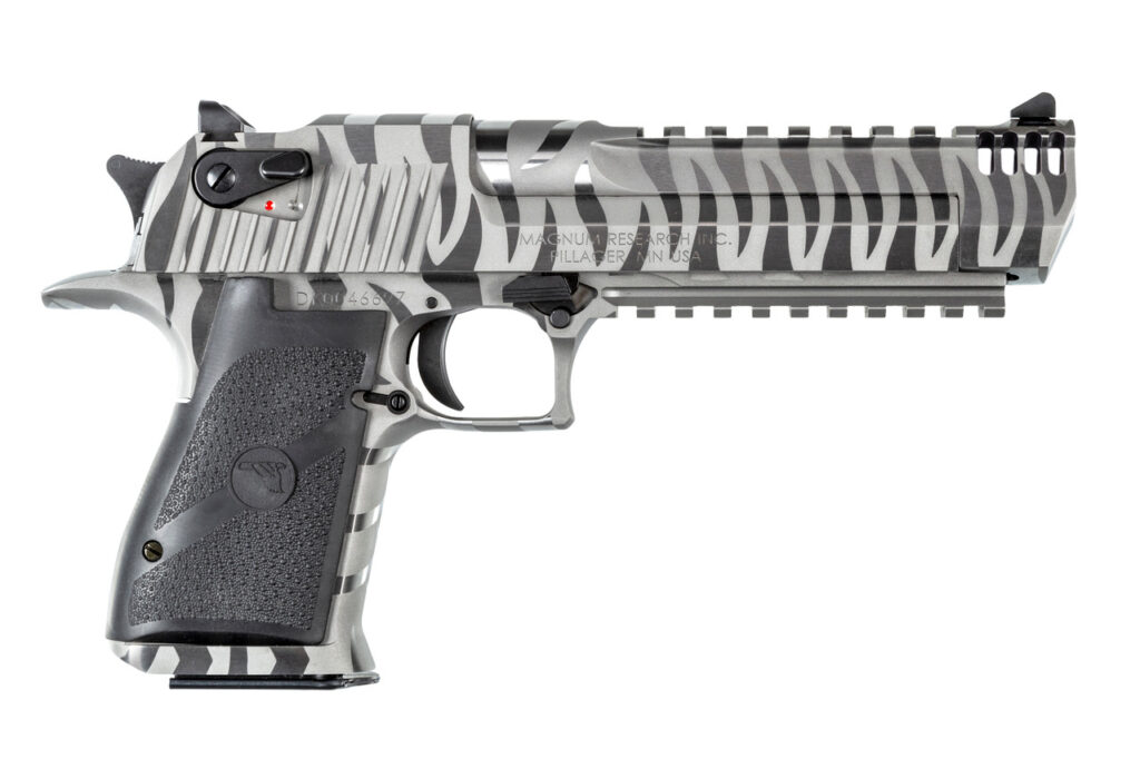 Magnum Research Desert Eagle MK XIX 50 AE White Tiger Stripe DE50WTS