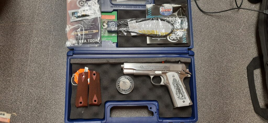 Colt O1911C-SS-TOTUS Engraved Tomb of the Unknown Soldier 1911