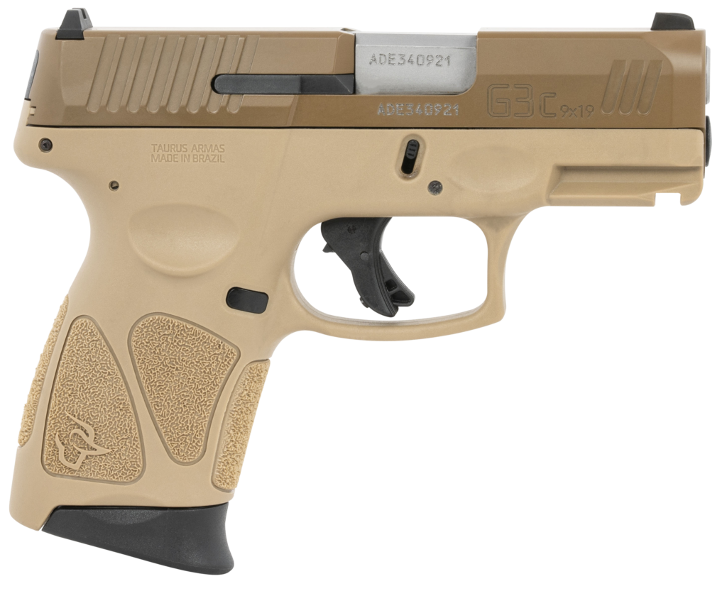 Taurus G3C 9mm Coyote Tan 12 Round Capacity 1-G3C93ET