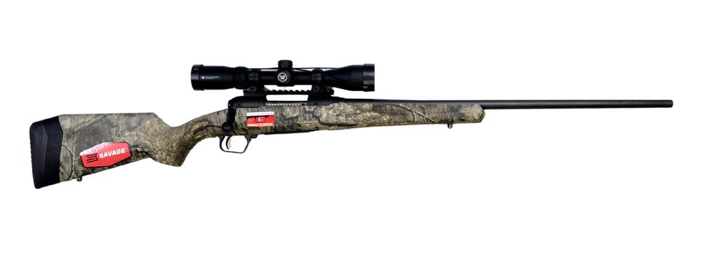 Savage 110 Apex Hunter 6.5 Creedmoor 24″ Barrel Realtree Timber Camo W/ Vortex 3-9×40 57828