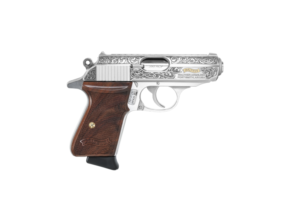 Walther PPK/S Stainless Steel 380 ACP Meister Gold Ribbon 4796016