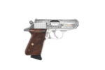 Walther PPK/S Stainless Steel 380 ACP Meister Gold Ribbon 4796016 - View 1