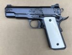 Nighthawk Custom VIP Commander 45 ACP Black DLC Engraved Giraffe Grips 0896 - View 2