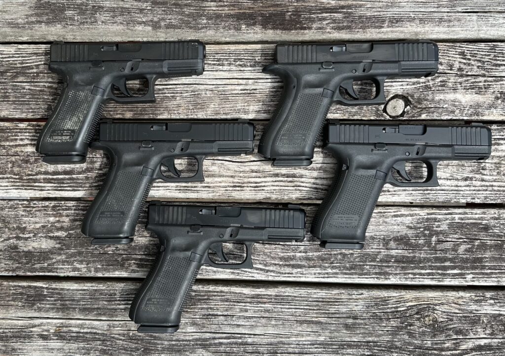 (1) Police Trade Glock 45 Gen 5 9mm 3-Dot Night Sights 17 Round Capacity